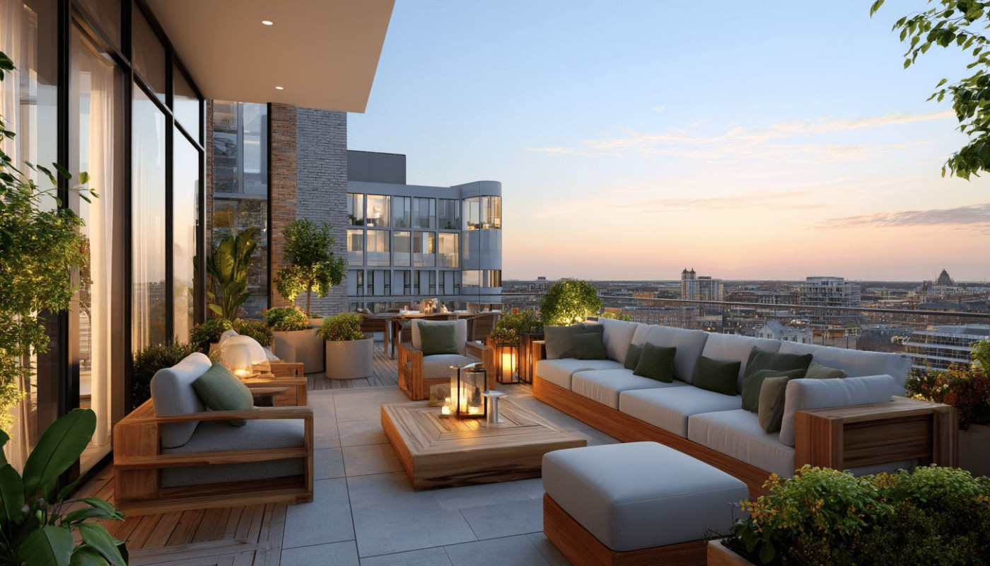Aménagement de terrasse moderne idées pour un espace de détente et réception