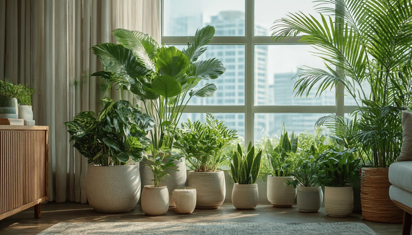 Choisir des plantes d'intérieur purificatrices d'air variétés et entretien facile